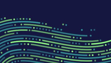 Abstract dash dot line background flow wave pattern.