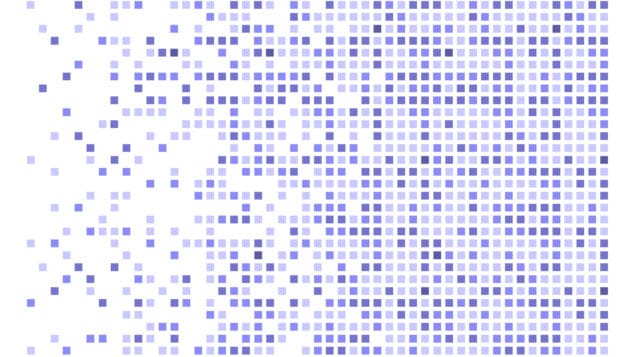 blue broken pixels horizontal gradient background