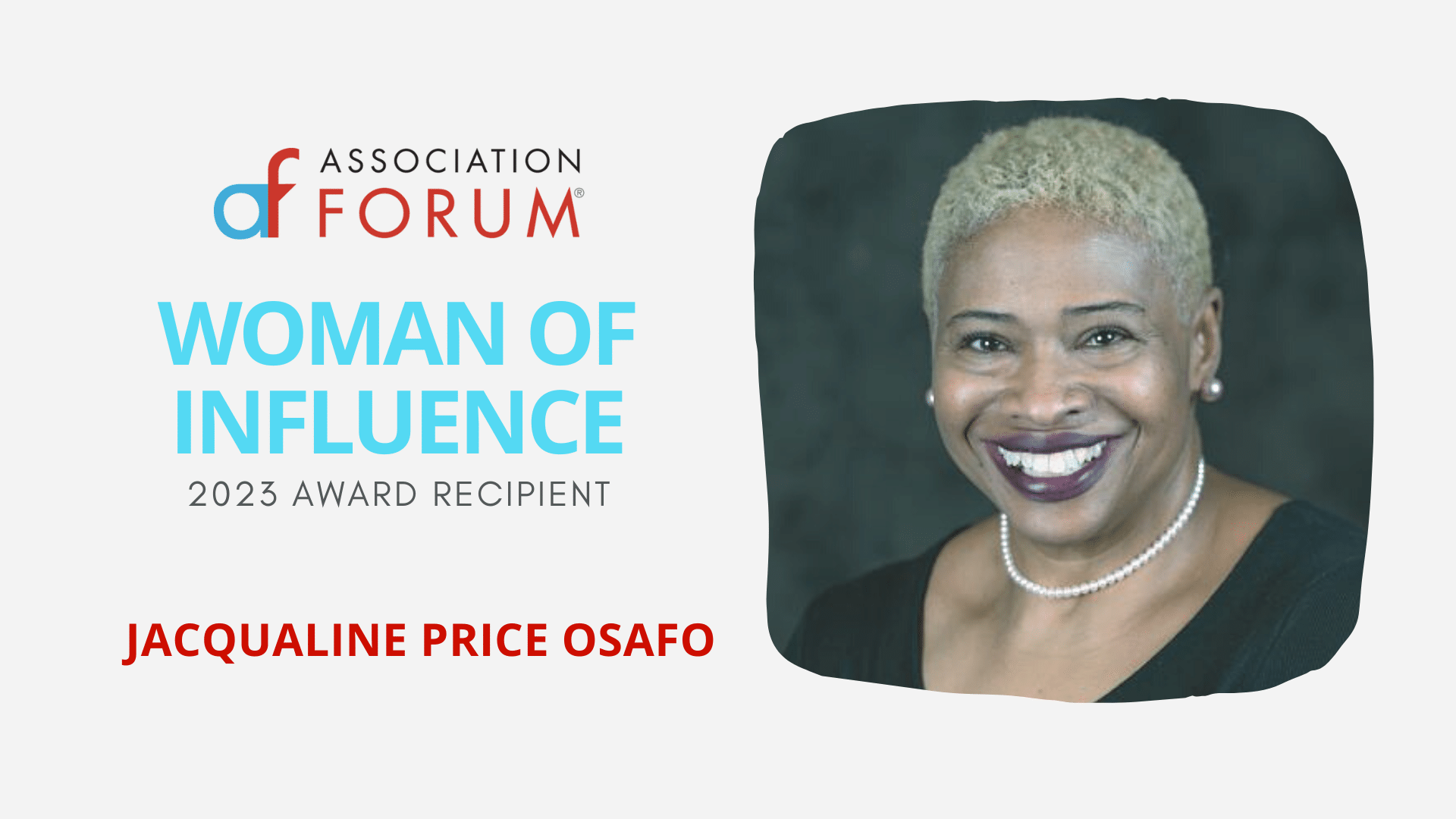 Association forum announces 2023 woman of influence forum magazine